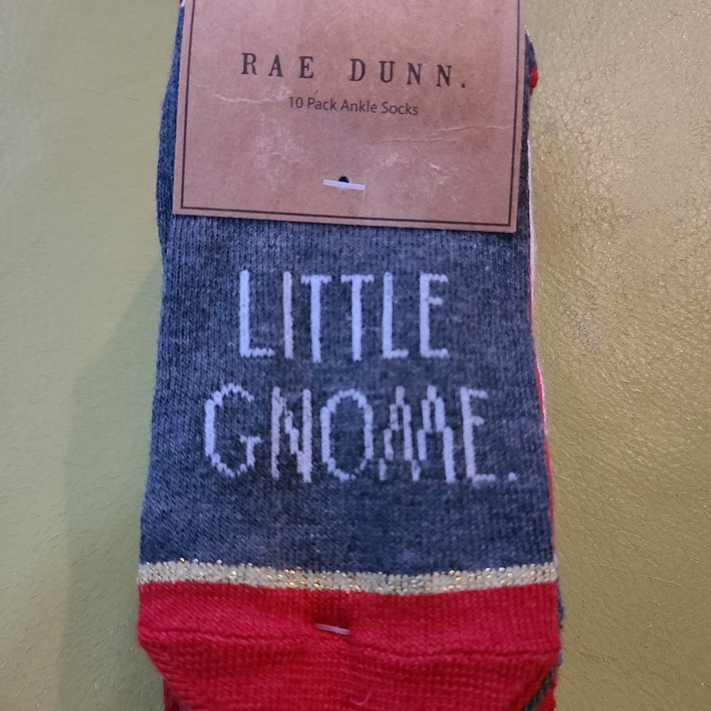 Rae Dunn Xmas socks